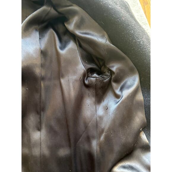 Mackage Wool Cashmere Coat Black Belted Double Breasted Jacket Size S $1195 - Picture 13 of 13